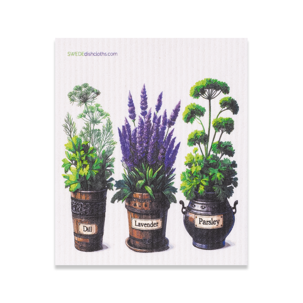 SWEDEdishcloths - Herbs